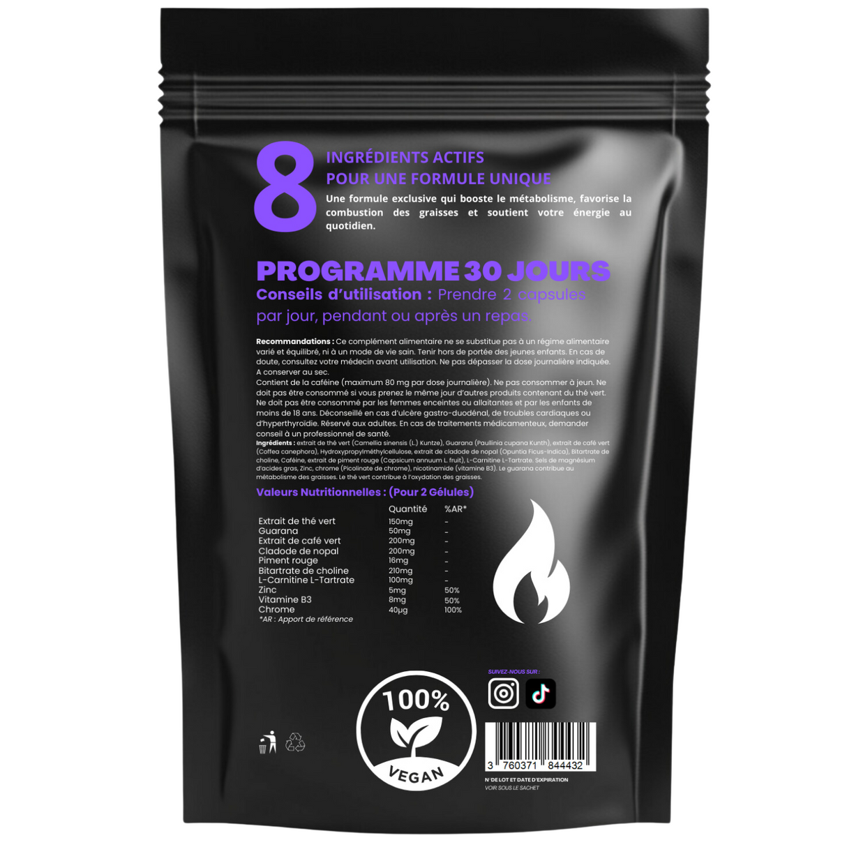 Le 8 PURPLEđ„: BrĂ»leur de Graisse Nouvelle GĂ©nĂ©ration â Perte de Poids Ultra-Rapide