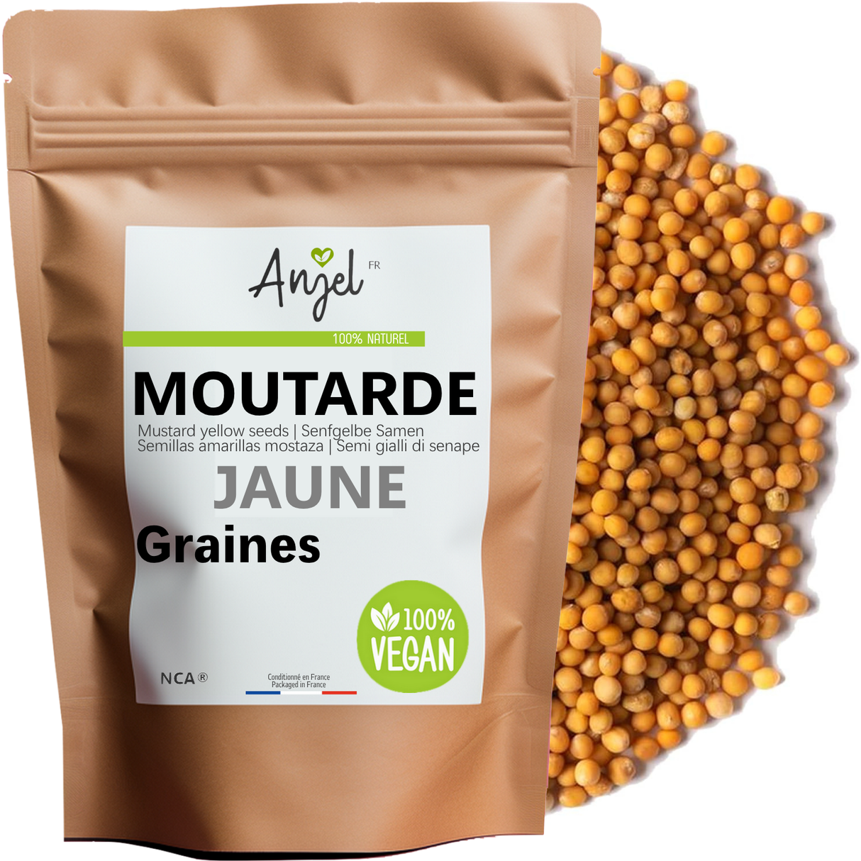 Graines de moutarde jaune