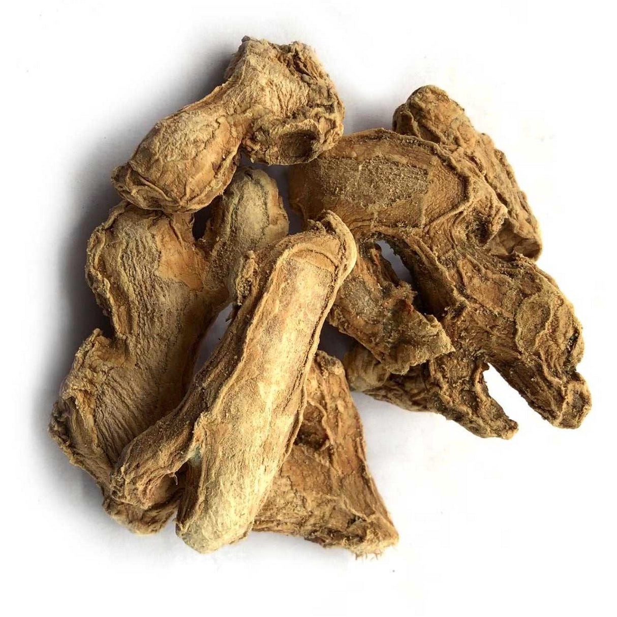 Gingembre racines coupées séchées
