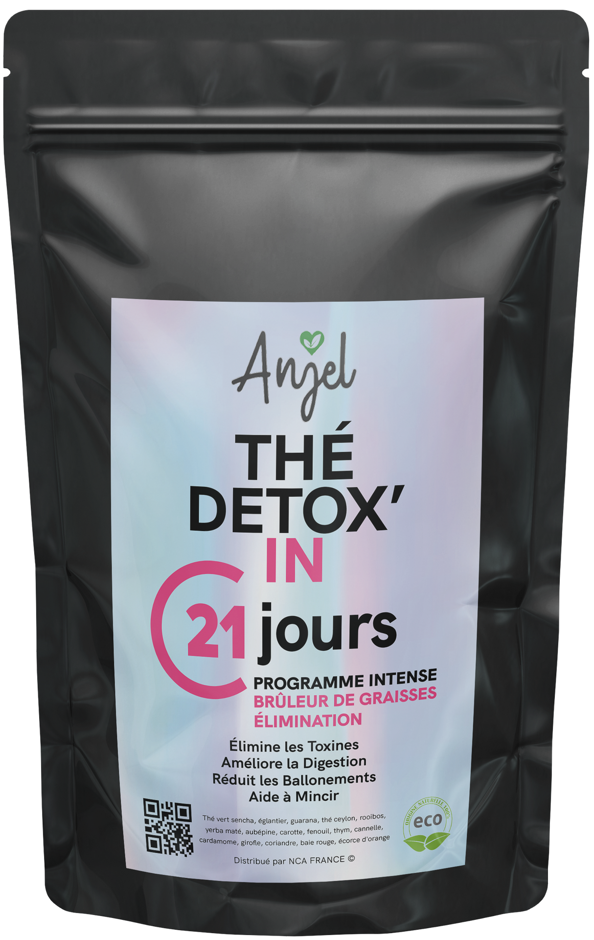 DETOX'IN Programme 21 Jours - Thé Minceur Détox Tisane Perte de Poids - Digestion Optimisée - Anti Ballonnements - Aide Naturelle Minceur 16 Ingrédients
