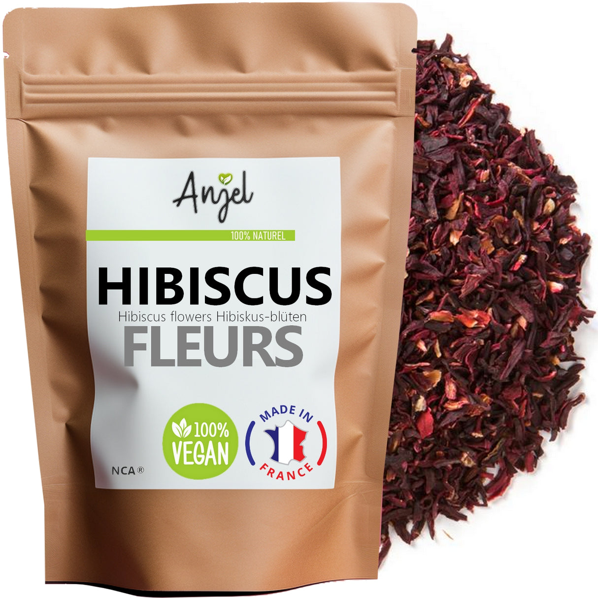 Fleurs d'hibiscus séchées