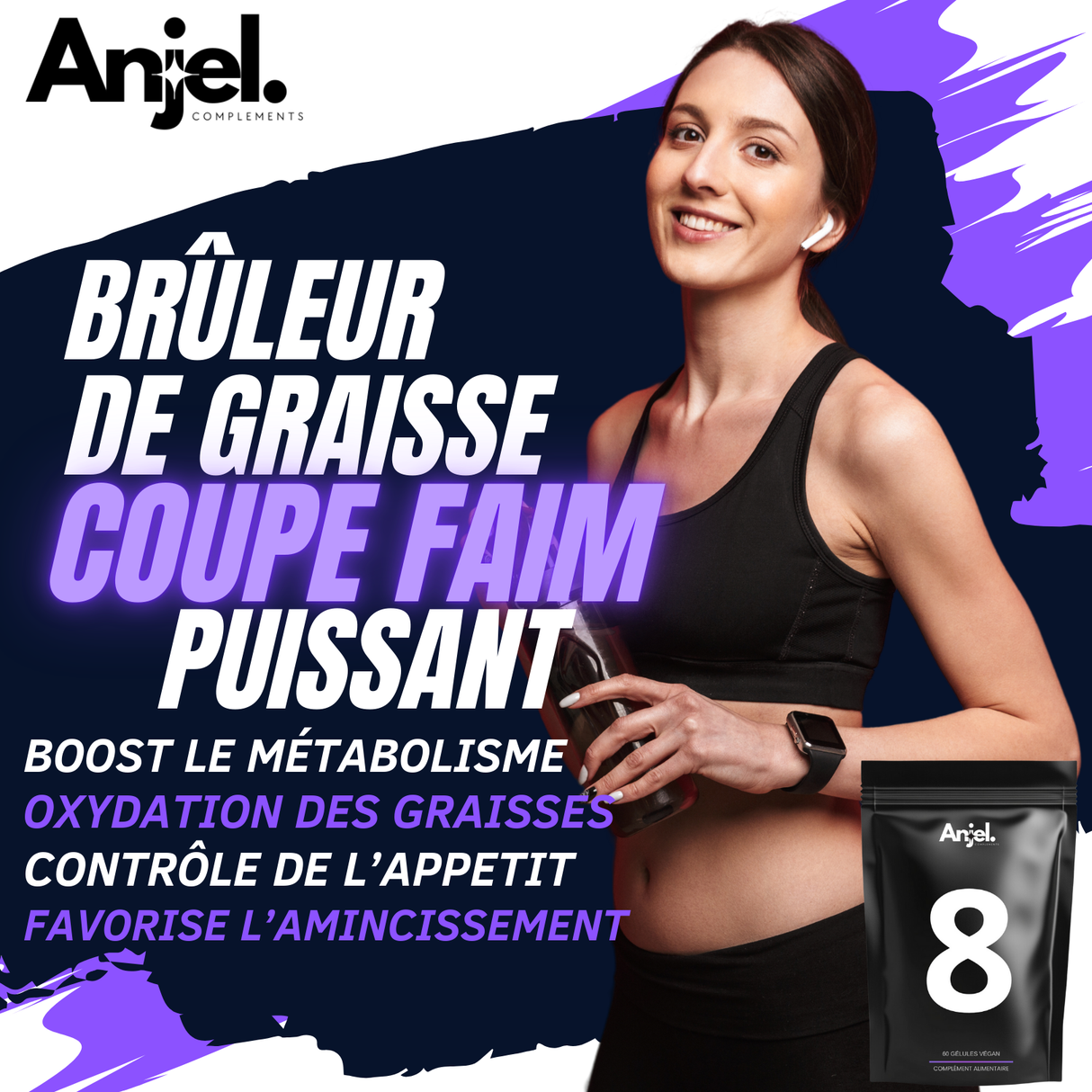 Le 8 PURPLE🔥: Brûleur de Graisse Nouvelle Génération – Perte de Poids Ultra-Rapide