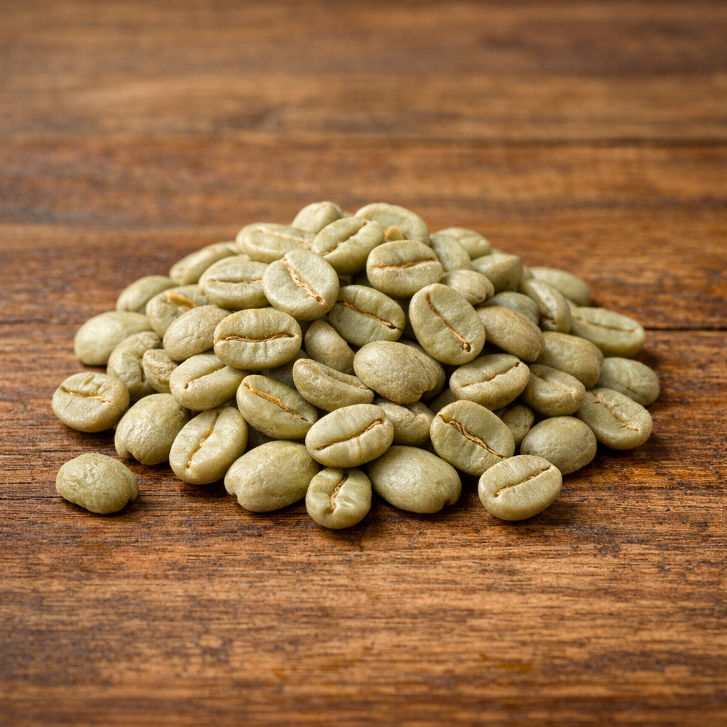 Café vert en poudre