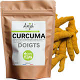 Doigts de curcuma
