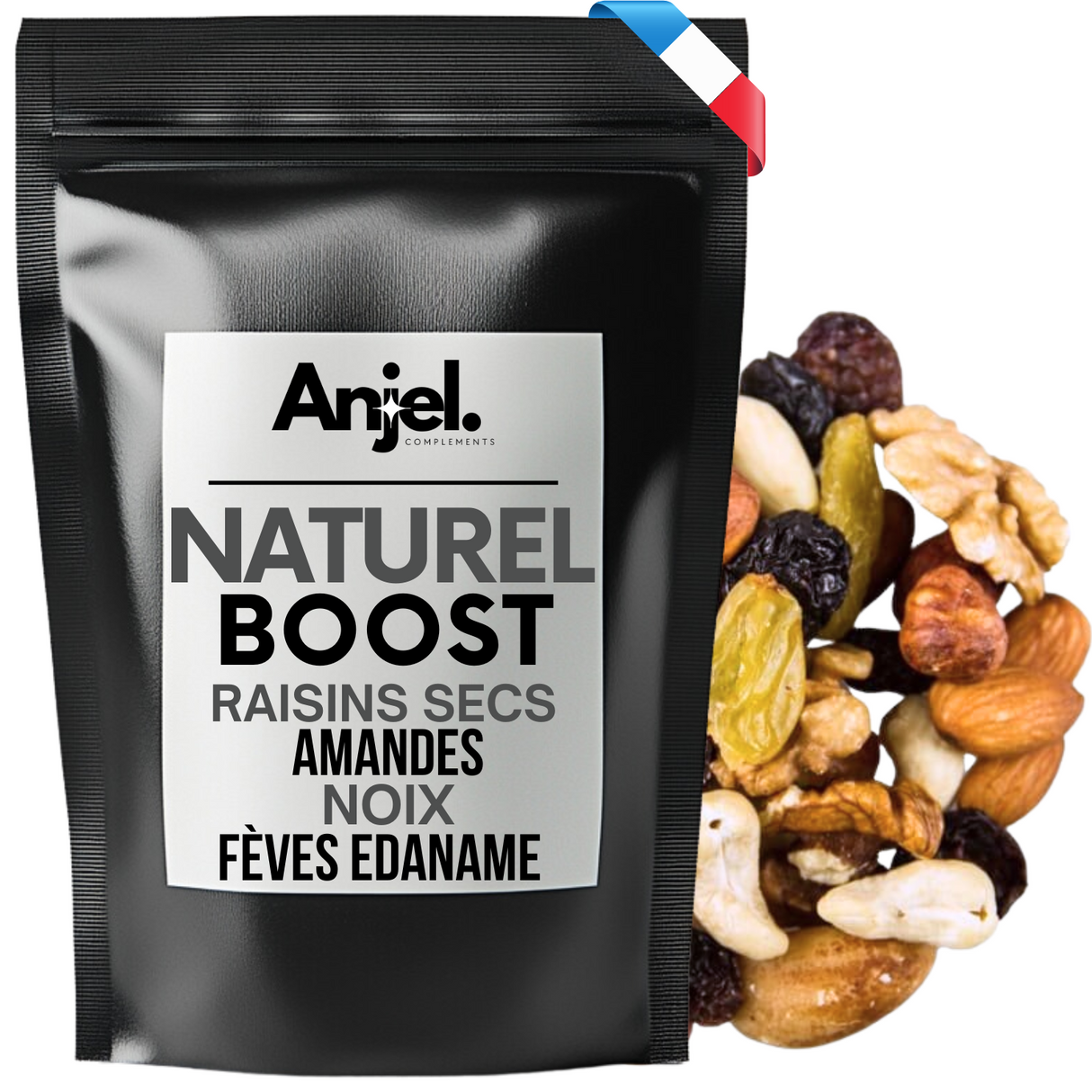 Naturel Boost Protéiné - Noix, Fèves Edamame et Raisins Secs - 300g