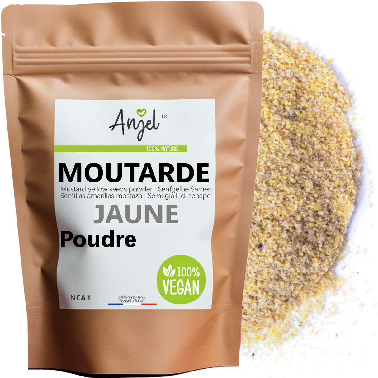 Moutarde jaune en poudre