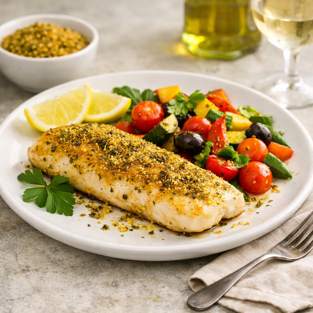 Peixe com Mistura de Especiarias
