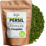 Persil séché, feuilles coupées