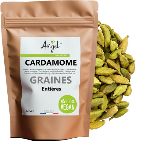 Cardamome verte entière – ANJEL – visuel 1