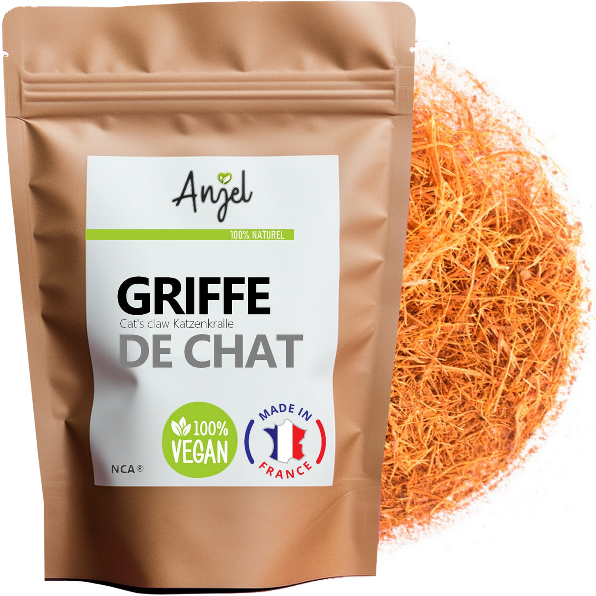 Griffe de Chat - Ecorce lamelle coupée