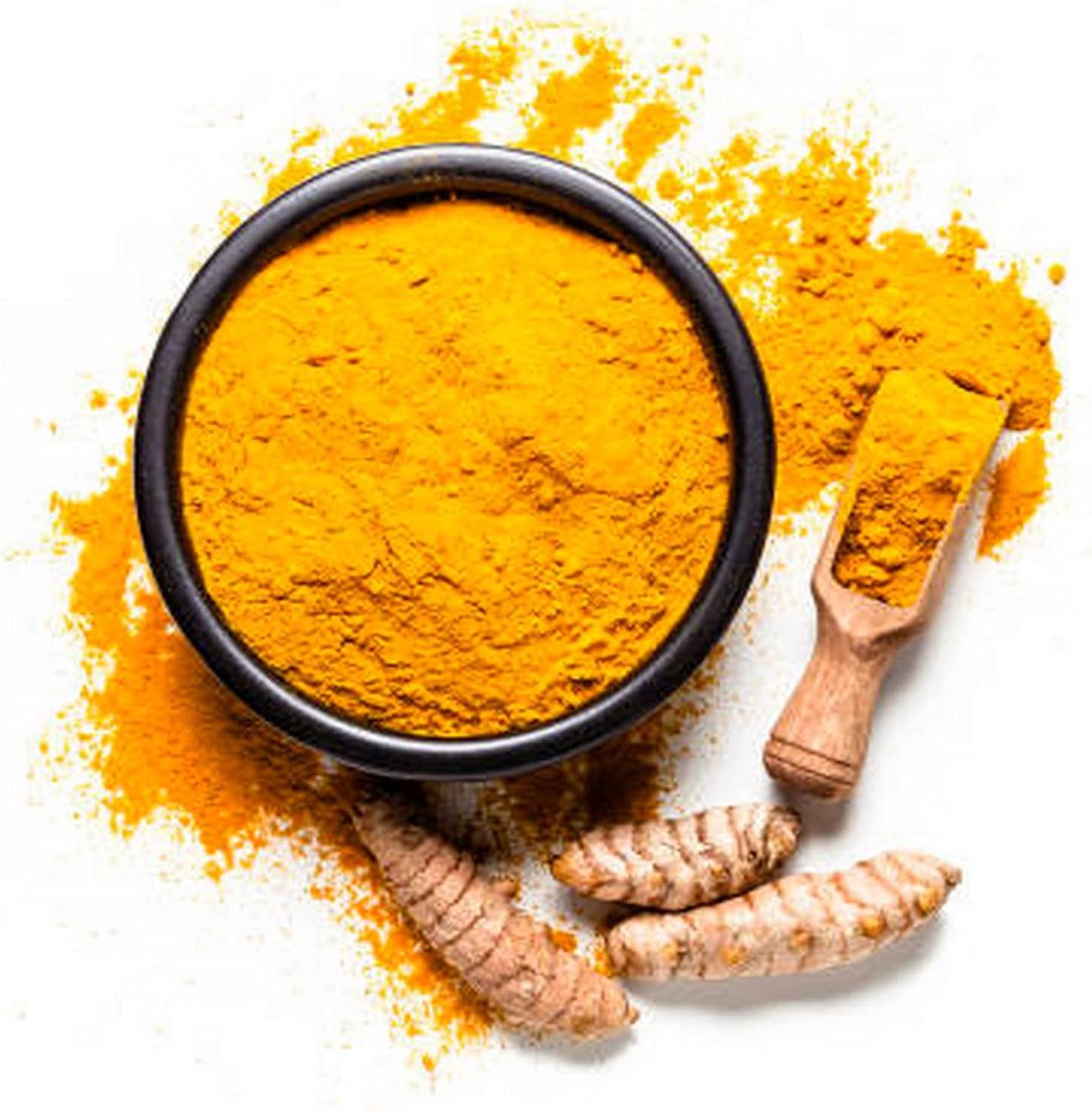 Doigts de curcuma