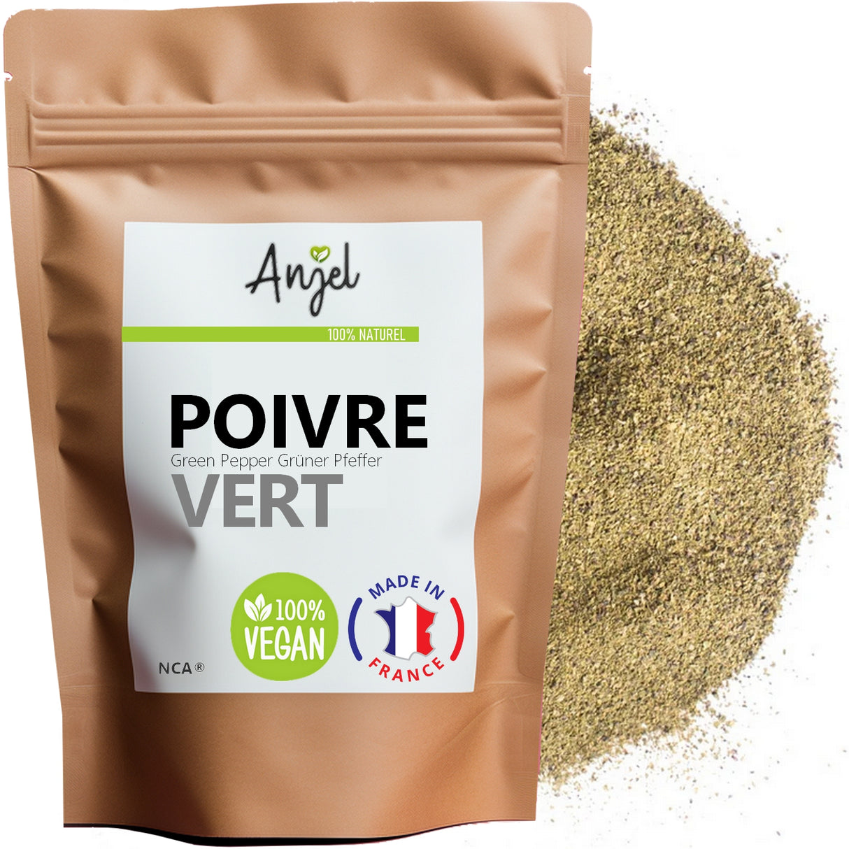 Poivre vert en poudre